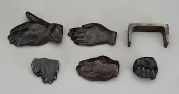 TORSTEN RENQVIST, gjutjärn i 7 delar. Signerad T.R och daterad -69 och numrerad 8/30.