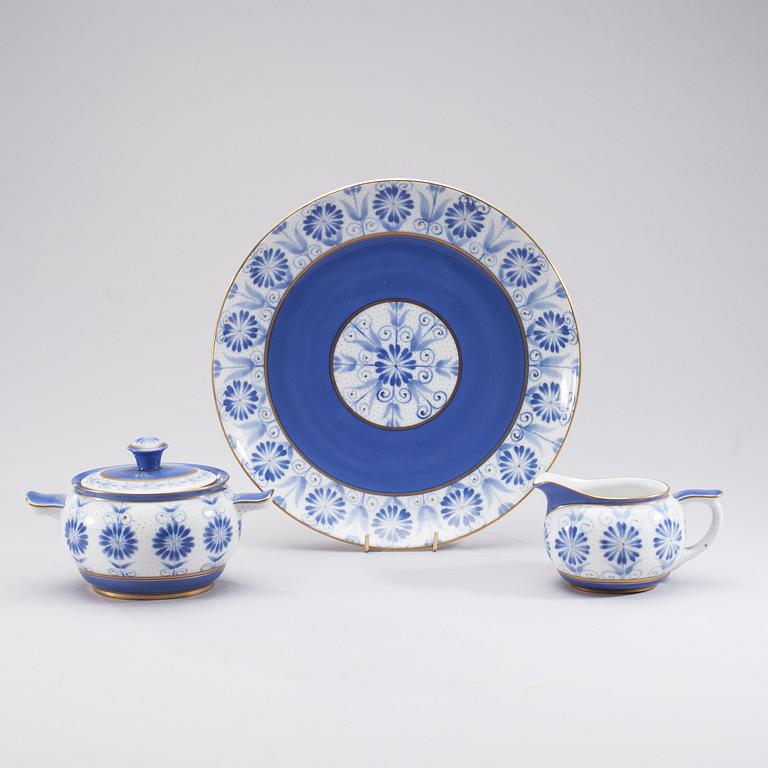 KAFFESERVIS, 17 delar, porslin, ML-modell, Arabia 1964-71.