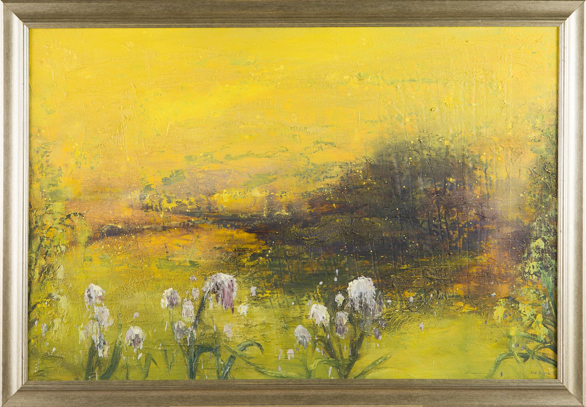 Heli Huotala, "Yellow sky" (Gul himmel).