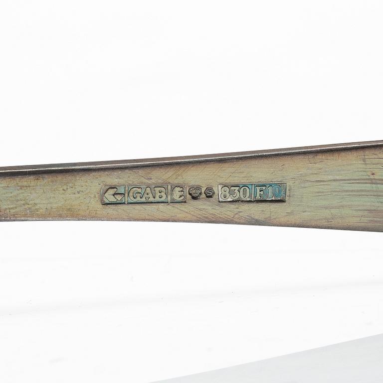 Cutlery, 26 pcs, silver, 20th century.