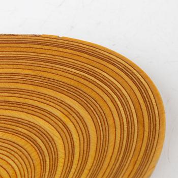 Tapio Wirkkala, a birch plywood dish, Finland 1950s.