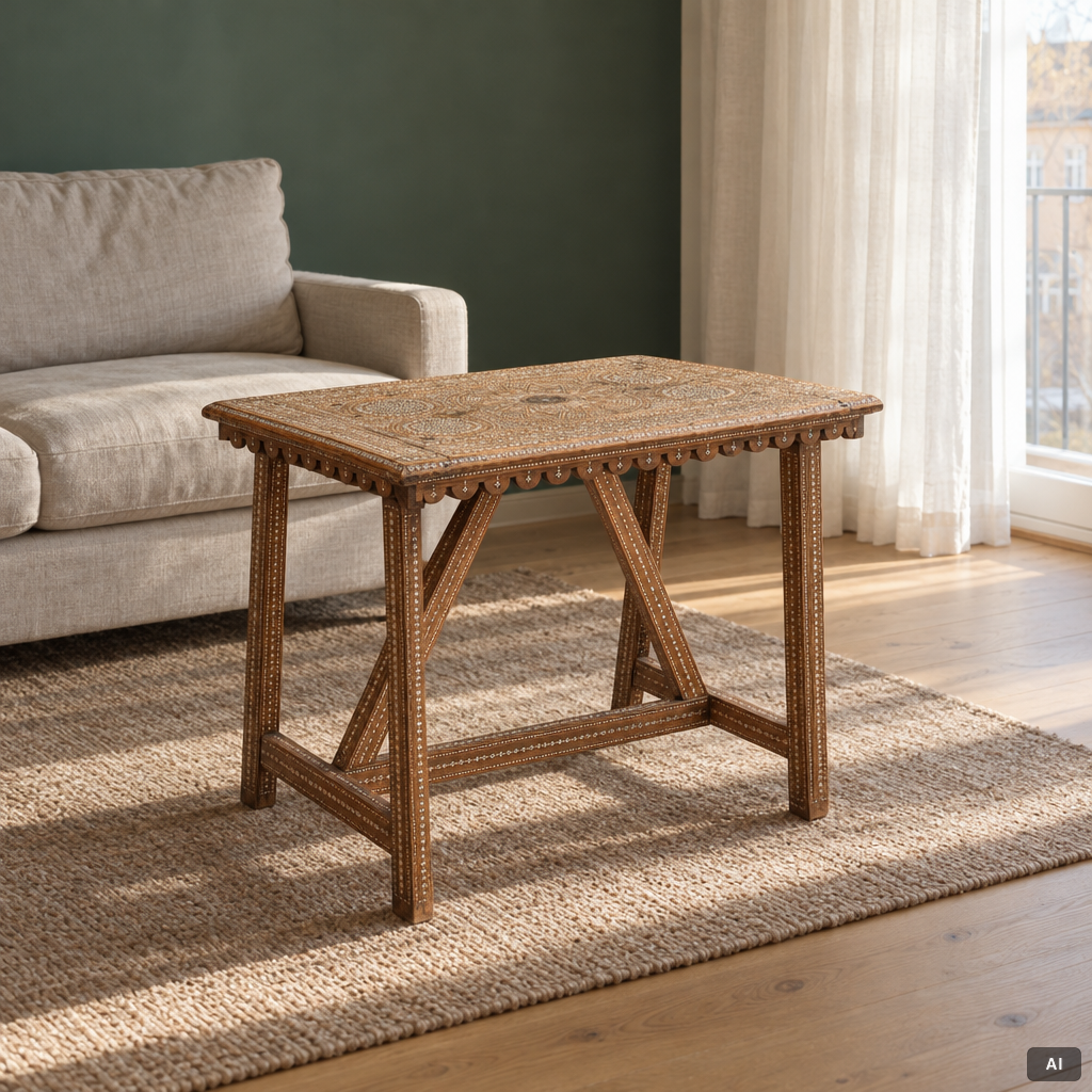 A table, Ottoman Empire, circa 1900.