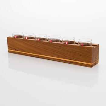 Tapio Wirkkala, snapsglas, 6 st, "Viva", Iittala.