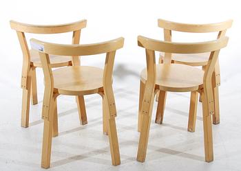 STOLAR, 4 st, Alvar Aalto, Artek, modell 68.