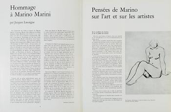 FOUR BOOKS, "Hommage a Georges Rouault, Marino Marini, Max Ernst, Manzù, "XXe siècle, G. di San Lazzaro.