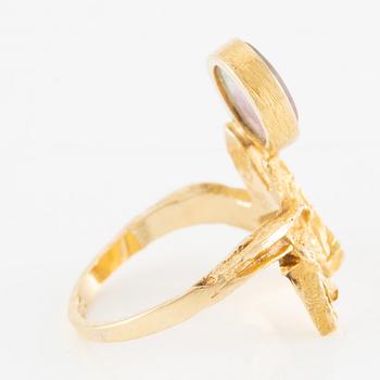 Björn Weckström, ring, 18K guld med vattenmelonturmalin, för Lapponia.