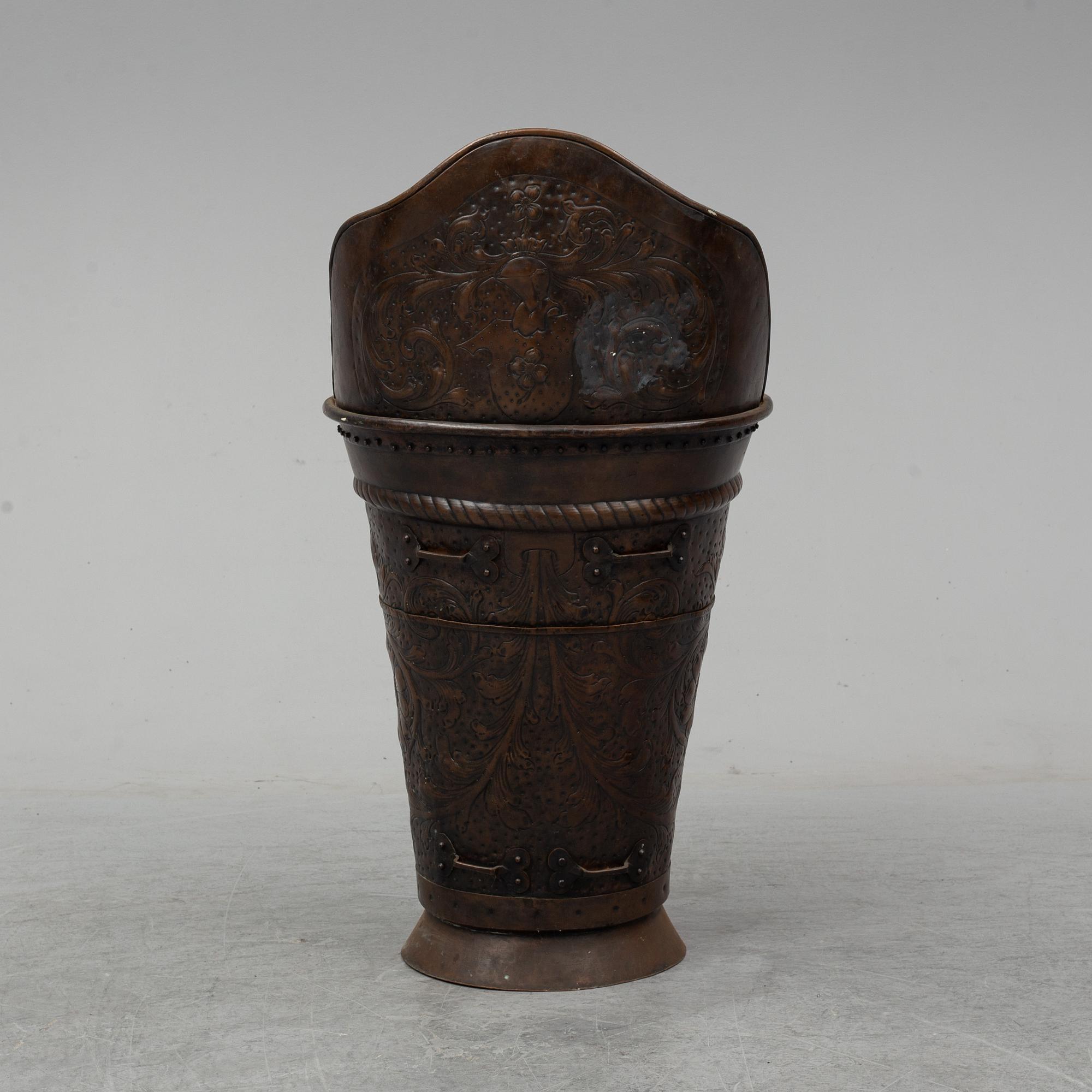 PARAPLYSTÄLL, koppar, 1800-tal.