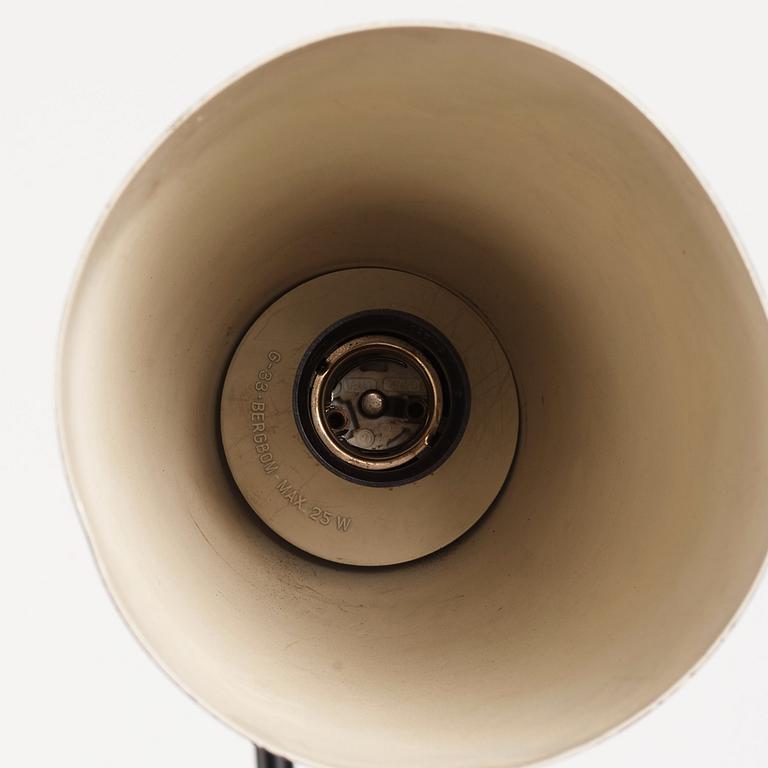 Greta Magnusson Grossman, a black lacquered 'G-33' / Grasshopper floor light, Bergboms, Malmö, Sweden 1950s.