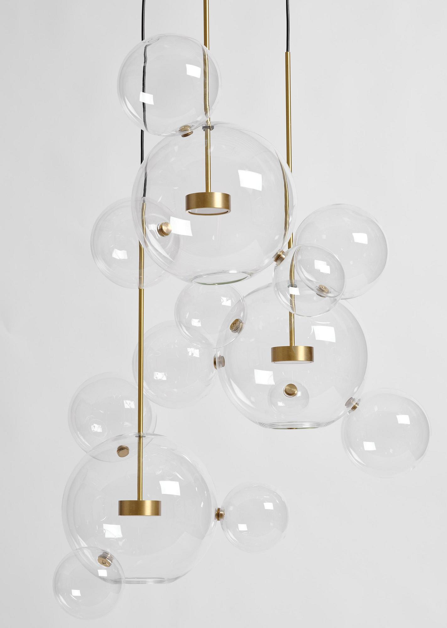 Giopato & Coombes, a "Bolle 14" ceiling lamp, Italy, post 2015.