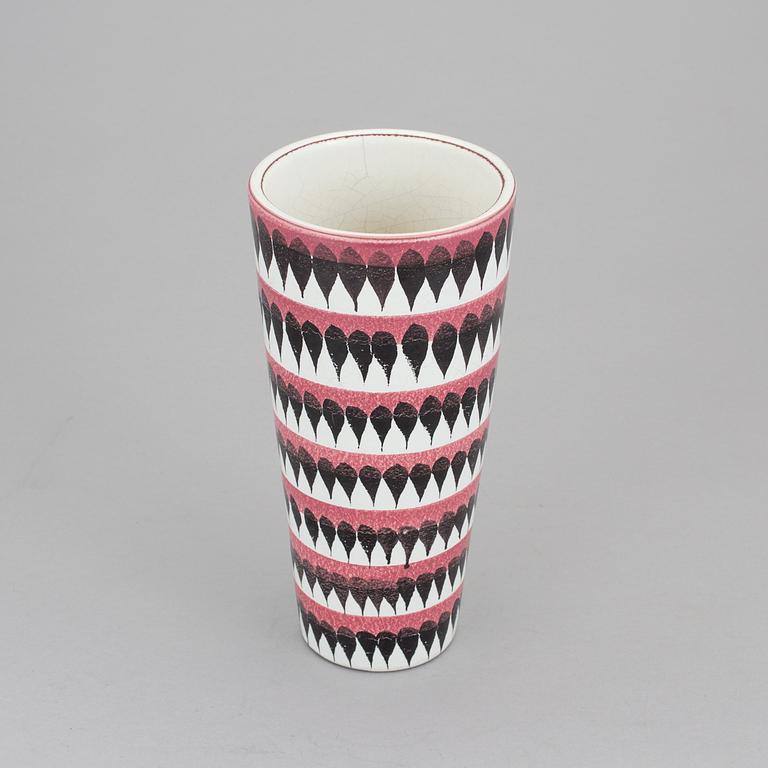 STIG LINDBERG, vase, pottery, Gustavsbergs studio.