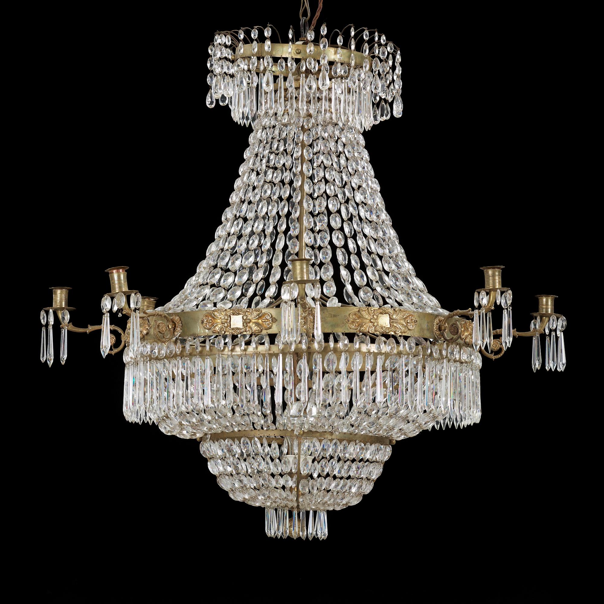 LJUSKRONA, empire, 1800-talets första hälft.