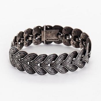 Bracelet, silver, A. Tillander, Helsinki 1940.
