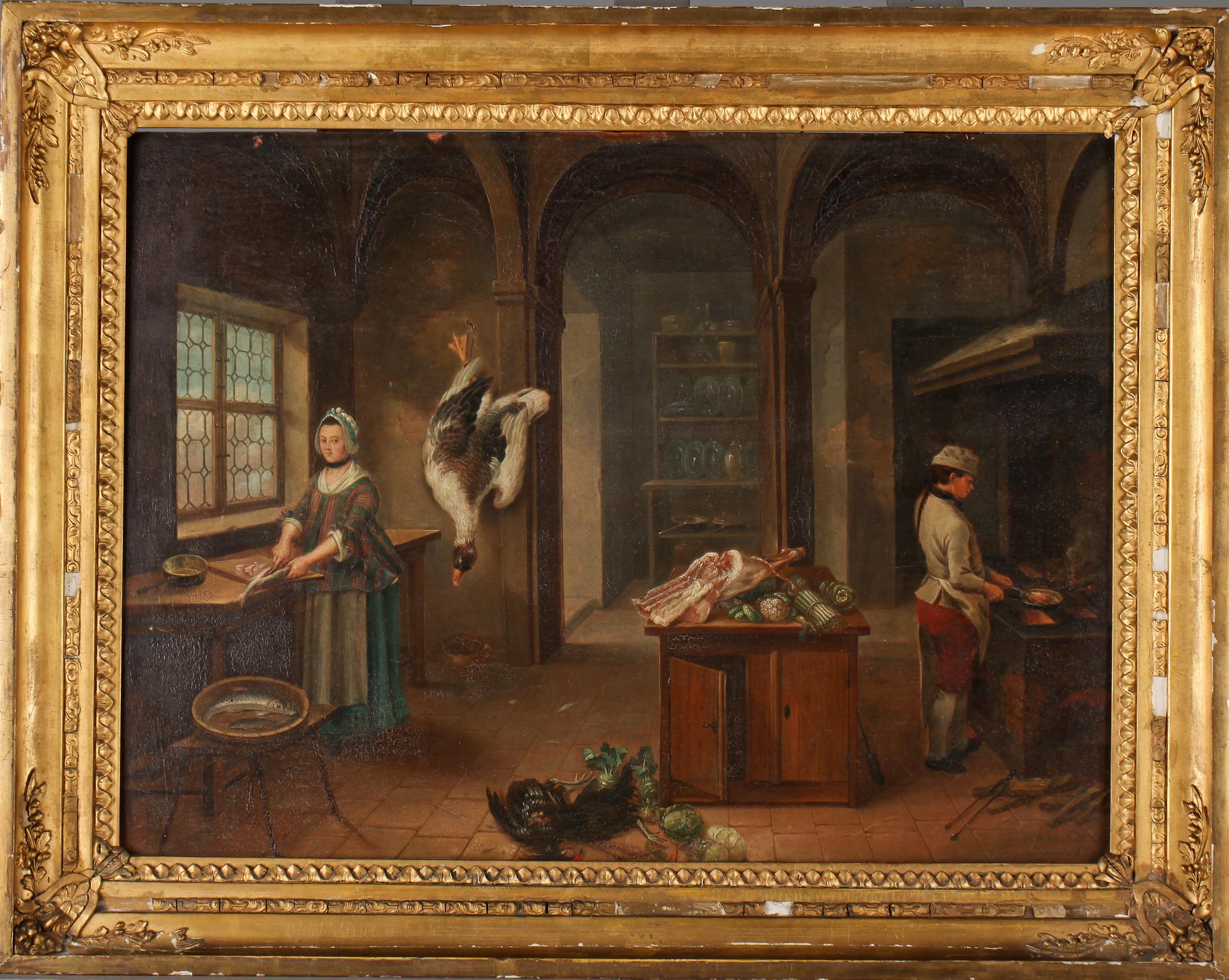 HEINRICH ADAM ELIAS BORNY, tillskrivna, ett par, olja på duk, signerade och daterade 1768 respektive 1769.