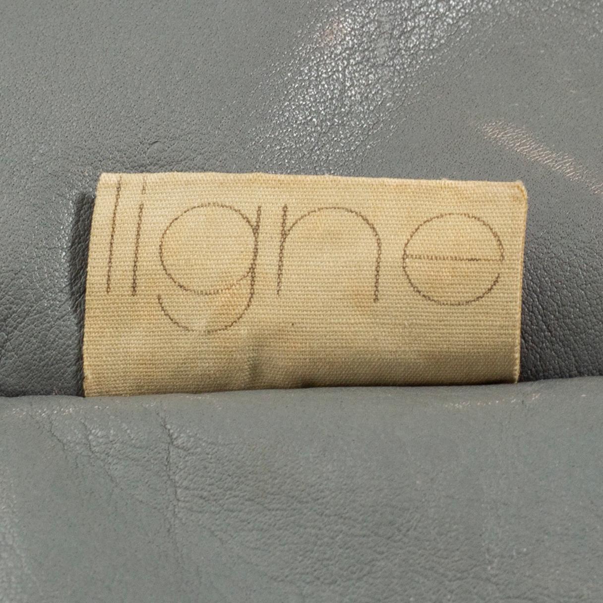 Michel Ducaroy fåtölj med fotpall för Ligne Roset 1818, Frankrike sent 1900-tal.