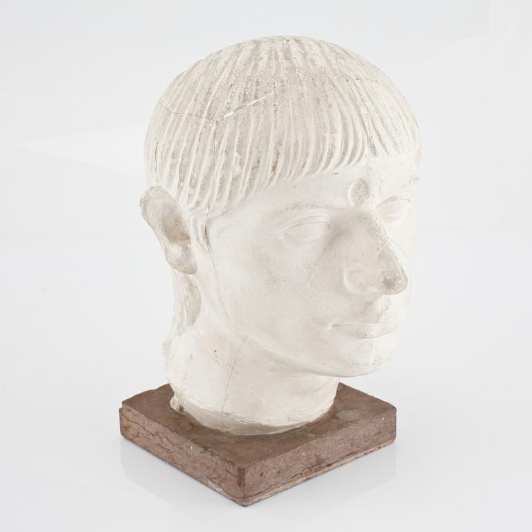 SKULPTUR, efter antik förlaga, gips, 1900-talets andra hälft.