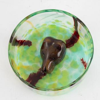 Ernst Billgren, skål, "New Friends Björn", Kosta Boda.