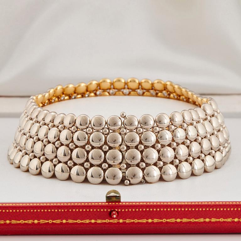 Cartier "Honeymoon" a reversible necklace.