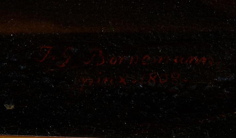 BORNEMANN, JOHAN GÜNTER, tillskriven, olja på duk, bär sign o dat 1808.