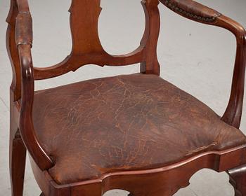 KARMSTOL, senbarockstil, 1900-talets början, märkt.