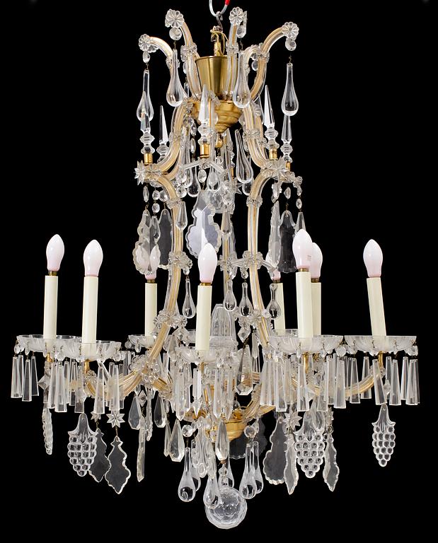 LJUSKRONA, rokokostil, 1900-tal. H 102.