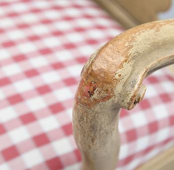 KARMSTOL, rokoko, 1700-tal.