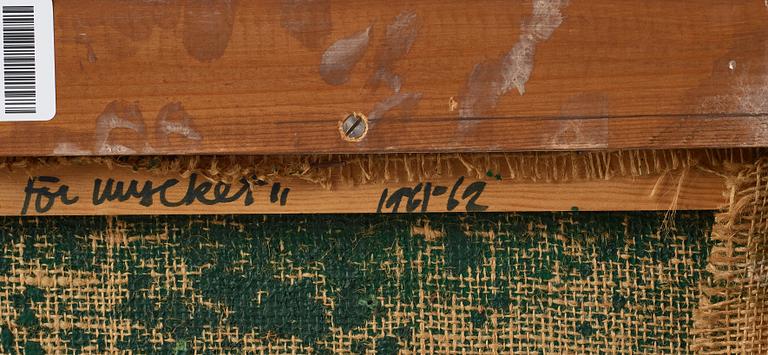 Carl Fredrik Reuterswärd, olja på duk, signerad och daterad 1961-62 a tergo.