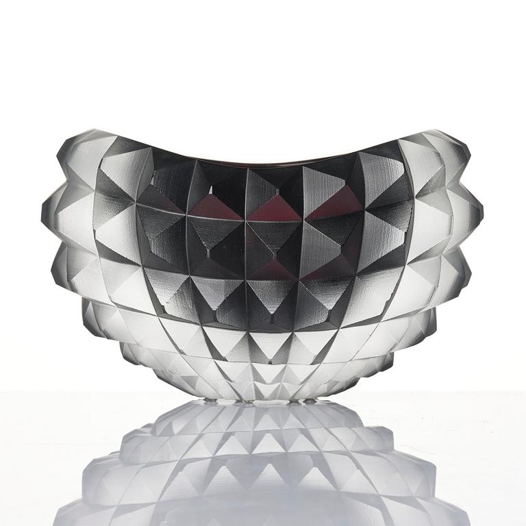 Mårten Medbo, skål, "Core", ed. 2/4, glas, Ajeto, Nový Bor, Tjeckien, 2010.