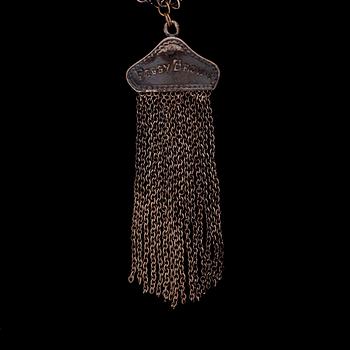 HANDVÄSKA, silver. Peggy Brown. Vikt ca 143,8 g.