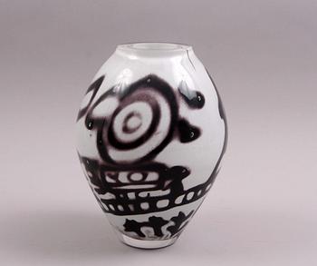 VAS, glas, Martti Rytkönen 2002, sign Orrefors Expo 5276-22.