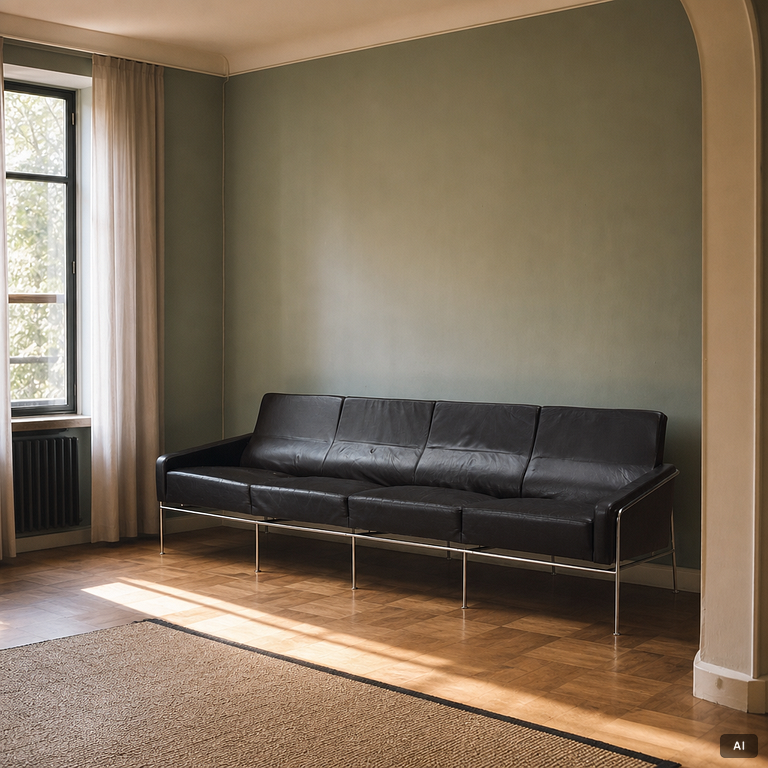 Arne Jacobsen, Sofa, model series FH-3300 “Lufthavnssofa”, Fritz Hansen.