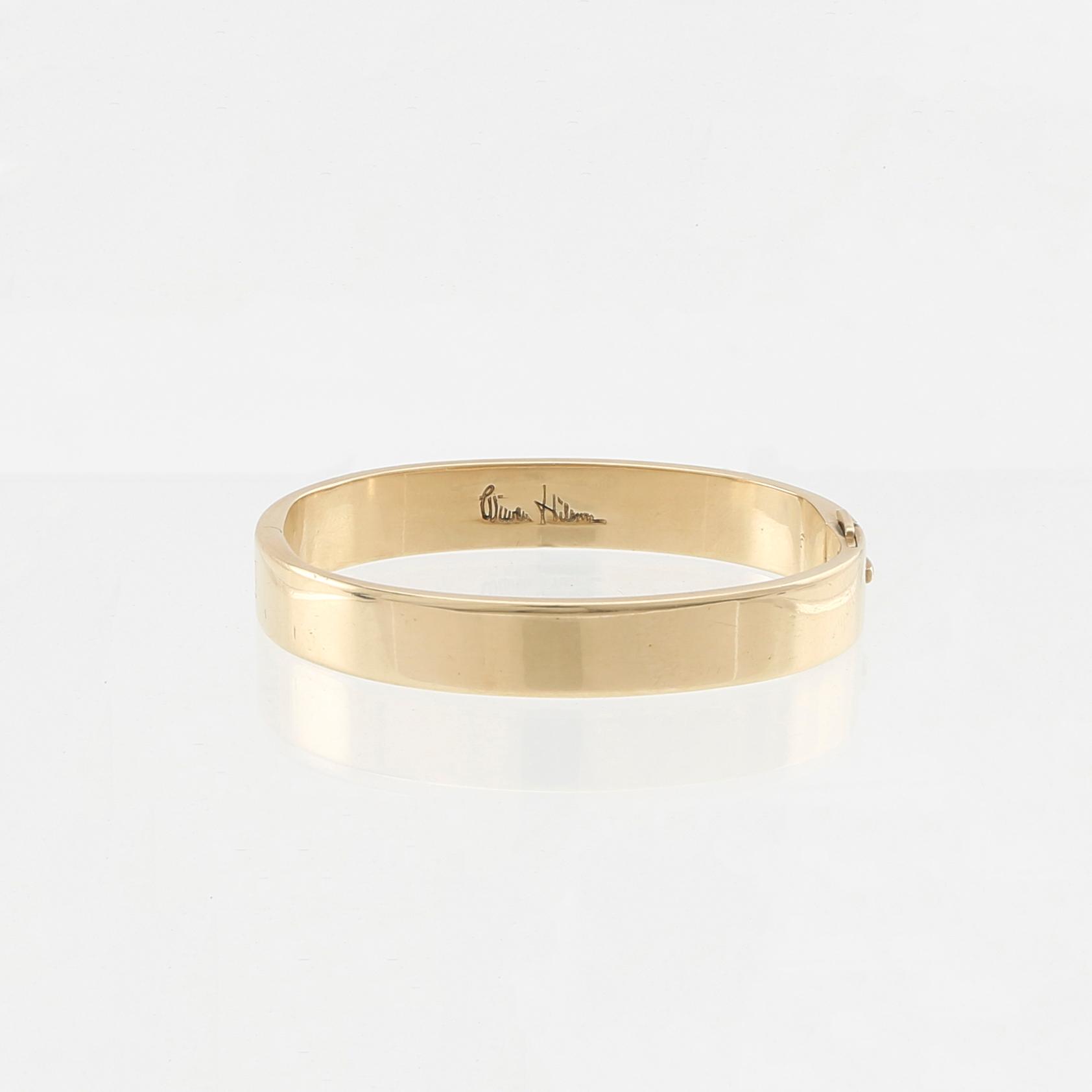 Wiwen Nilsson, armband 18K guld, Lund 1946.
