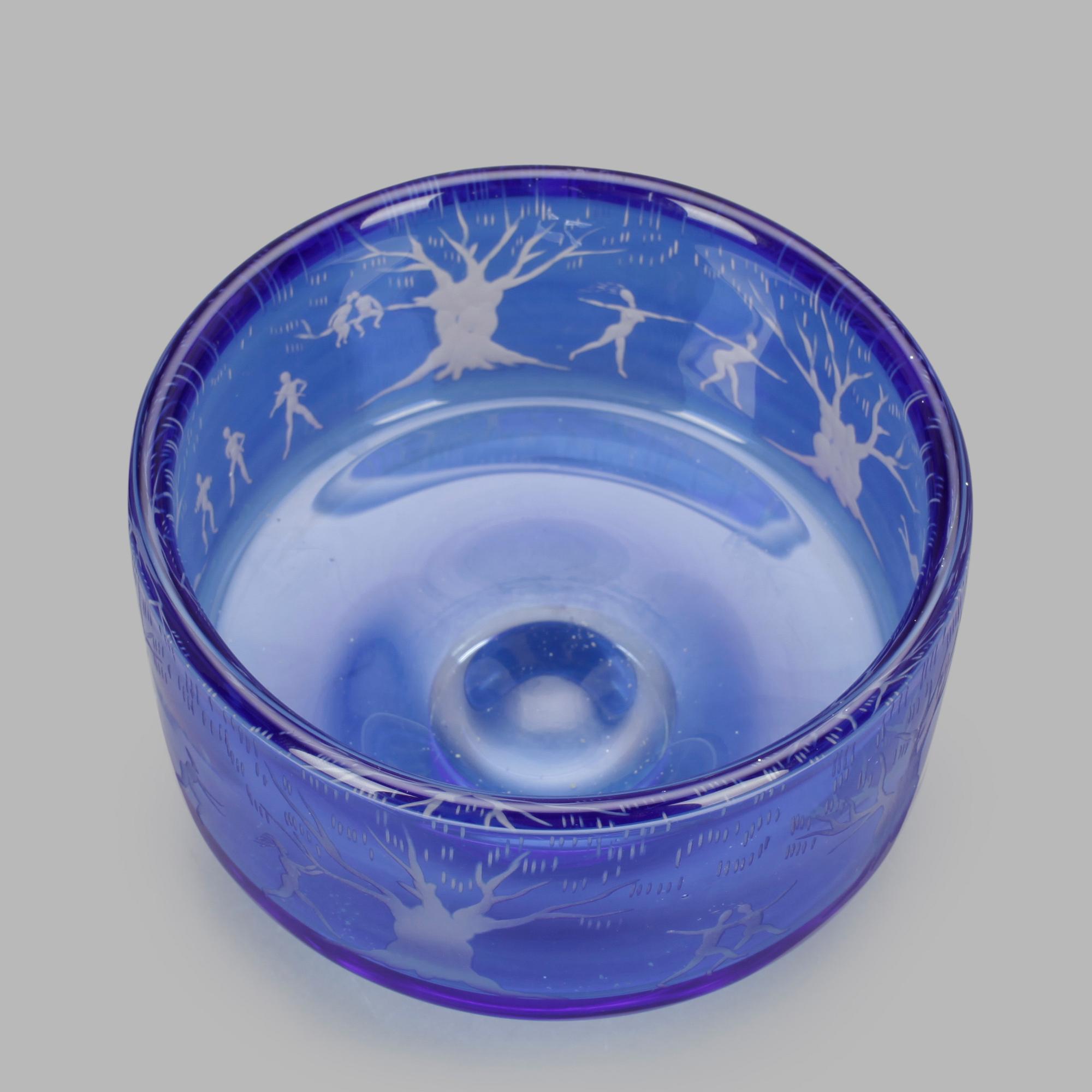 SKÅL, glas, Gunnar Cyrén, Orrefors. 1966.