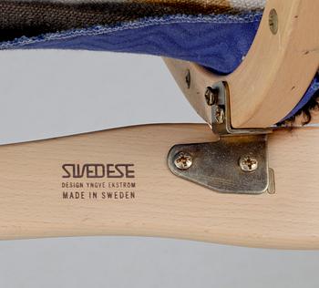 FÅTÖLJ, "Lamino". Design Yngve Ekström för Swedese. 1900-talets slut.