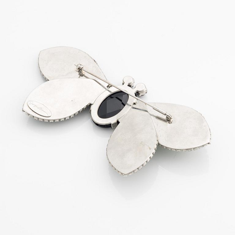 Giorgio Armani, necklace and brooch, in the shape of butterflies.