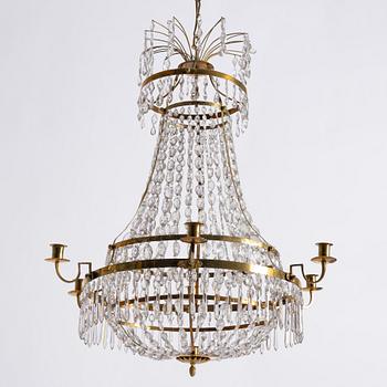 Chandelier. Late Gustavian, late 18th century.