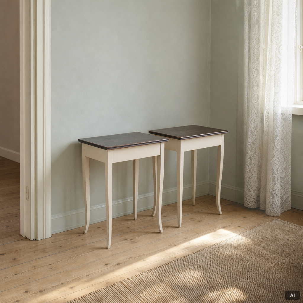 A pair of side tables, early 20th Century.