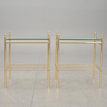 SÄNGBORD, ett par, 1900-talets andra hälft.