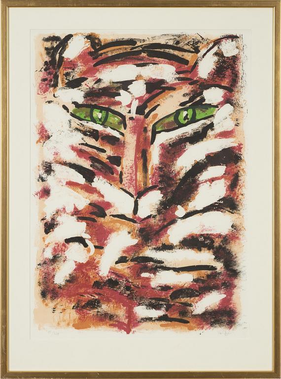 Madeleine Pyk, lithograph in colours, signed 95/230.