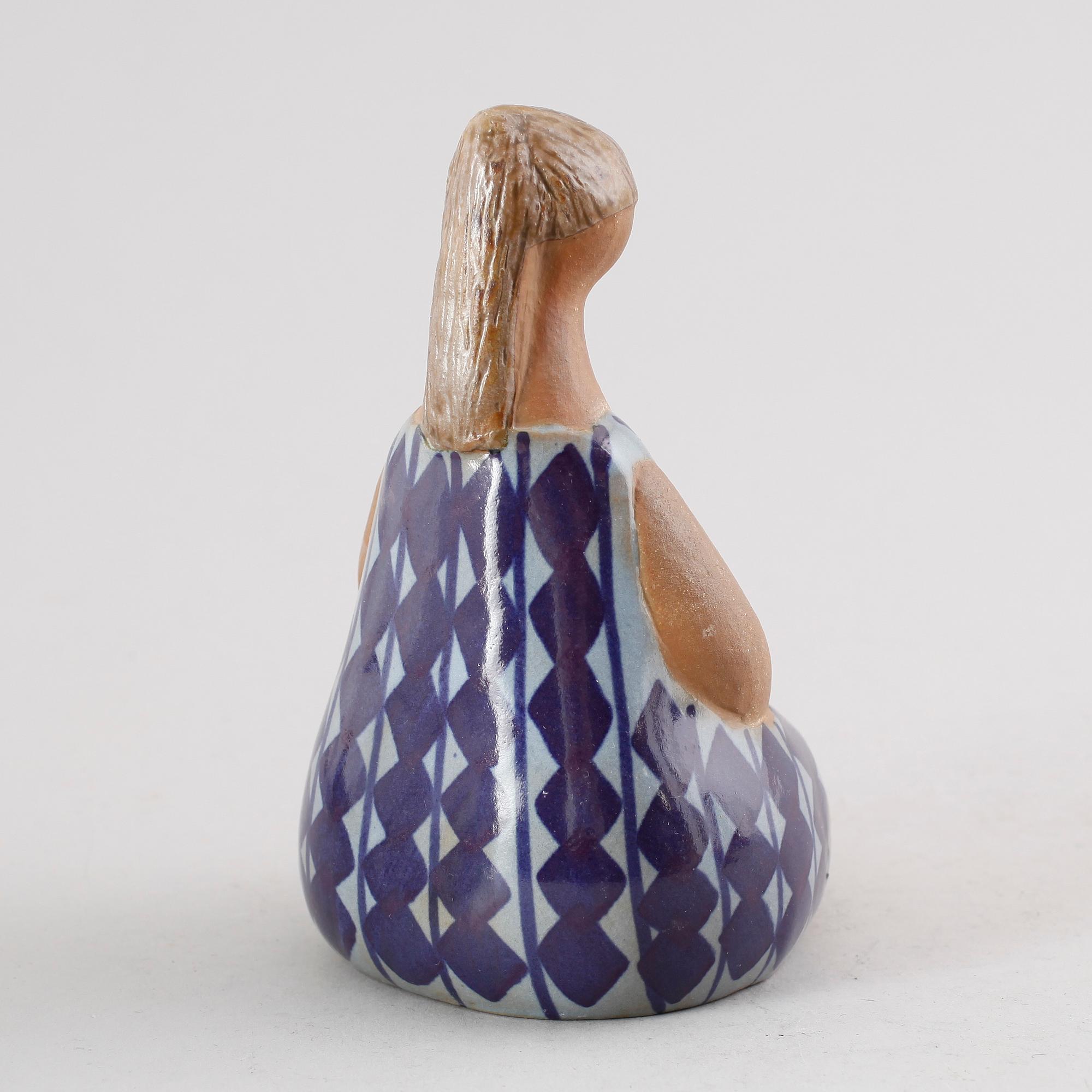 FIGUR, stengods, "Amalia", Lisa Larson, Gustavsberg.
