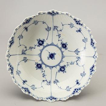 A bowl and plate Royal Copenhagen Denmark later part of the 20th century.