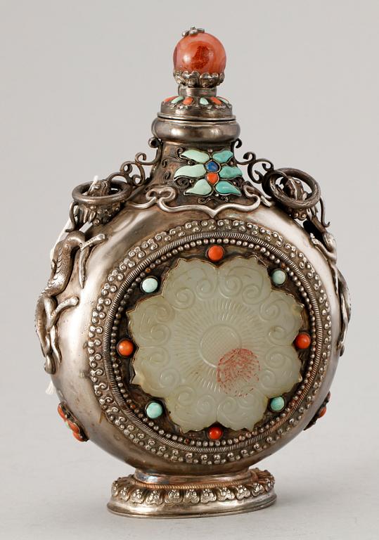 FLASKA, Mongoliet, sen Qing, 1800/1900-tal.