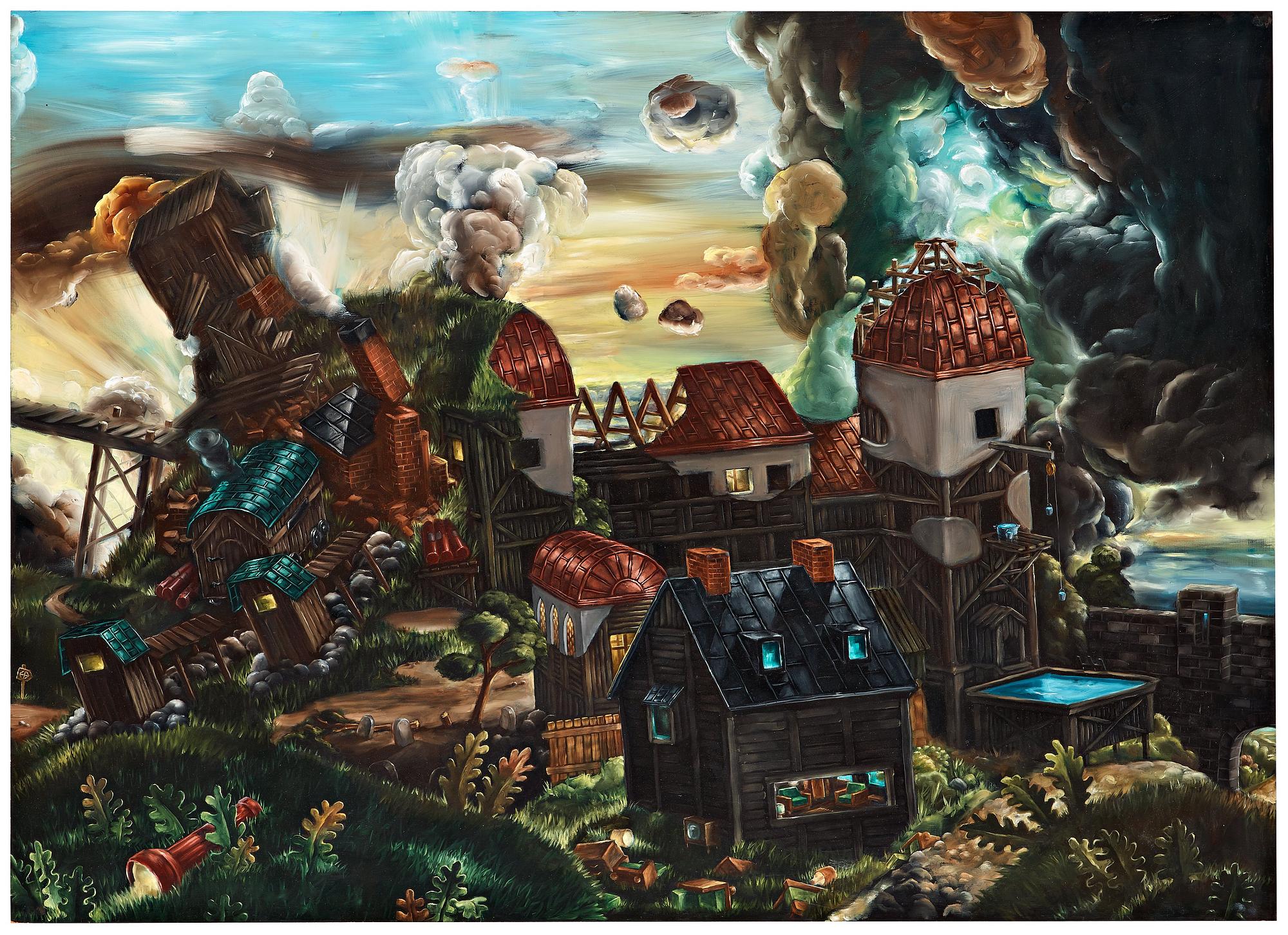 Wilhelm von Kröckert /Ernst Billgren, "Hastig utflyttning".