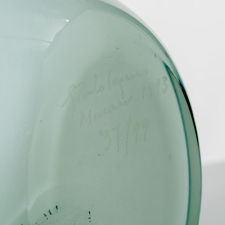 Giampaolo Seguso, vase, 'Refolo', Murano, Italy 1993.