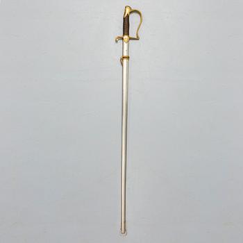 A Swedish late 19th century small sward, and a belt by Sporrong, 20th century.