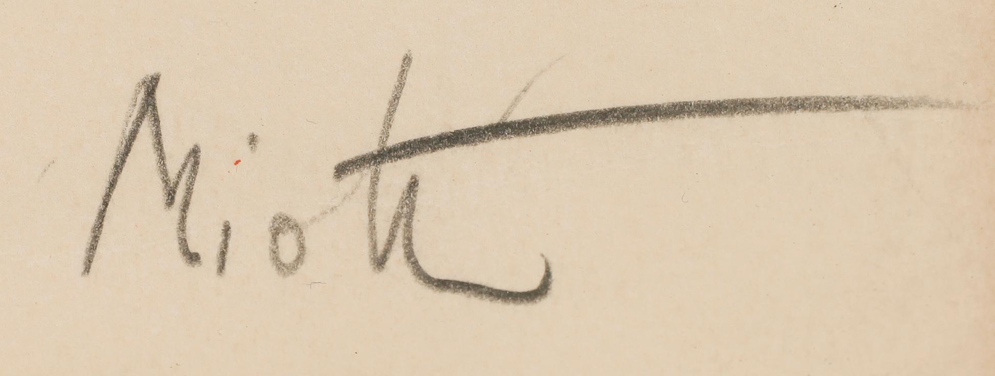 JEAN MIOTTE, färglitografi, sign, numr 63/75.
