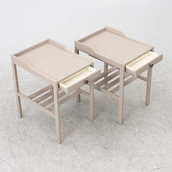 Bertil Fridhagen, Bedside tables, a pair, Bodafors, 1960s.