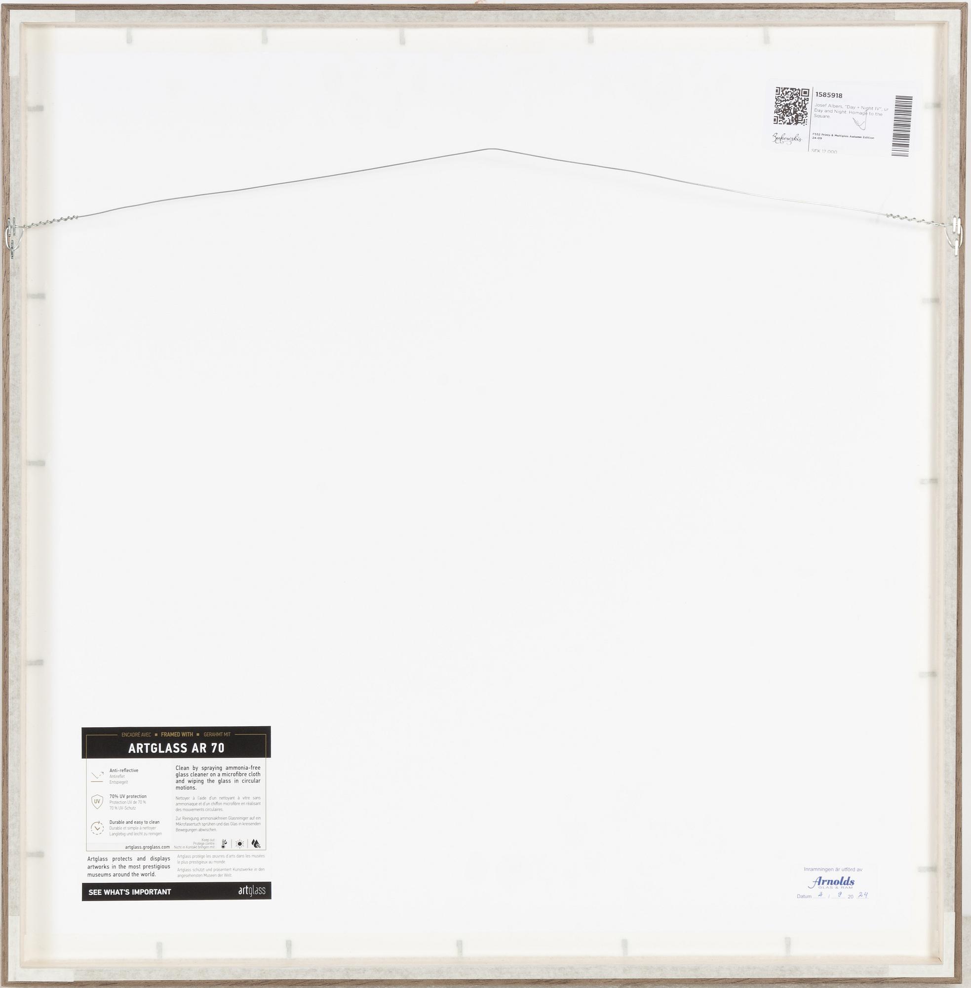 Josef Albers, "Day + Night IV", ur Day and Night: Homage to the Square.