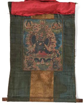 A Vajrabhairava Thangka, Tibet, late 19th century/around 1900.