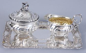 PARTI SILVER, 4 delar. Vikt 575 gram.