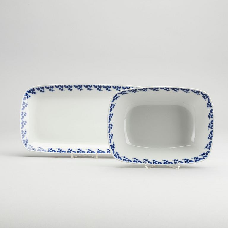 CARL-HARRY STÅLHANE, SERVIS, 53 delar, "Swedish blue", Rörstrand.